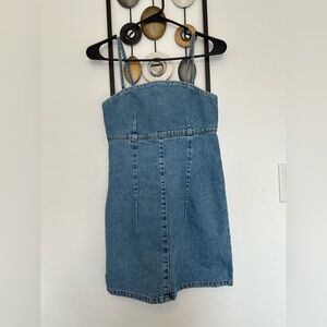 Topshop Blue Sheath Mini Dress Sleeveless